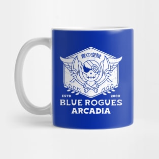 Blue Rogues Emblem Grunge Mug